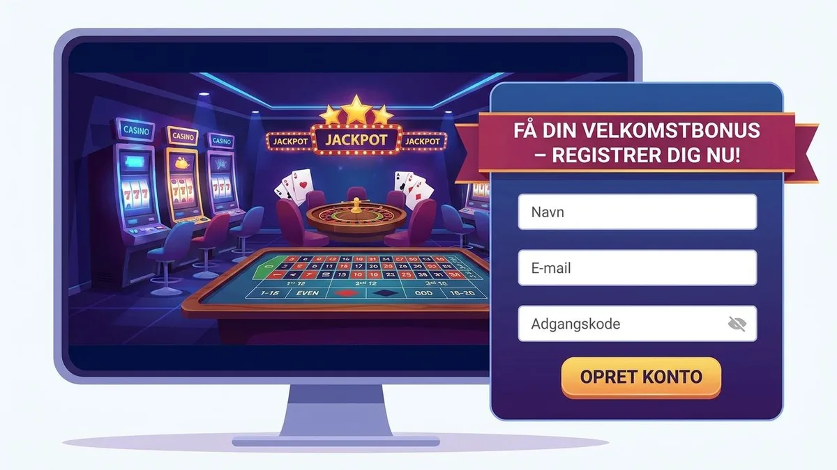 Registrering med bonus