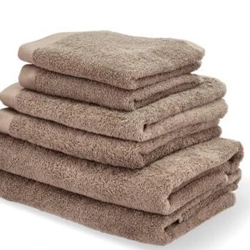 6 stk Södahl Luksus organic Håndklæder i smuk brun farve