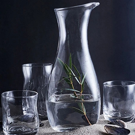MUUBS glaskande og 4 glas i smukt dansk design