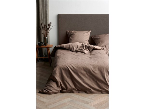 Södahl sengetøj taupe 2 sæt 140x220 cm.